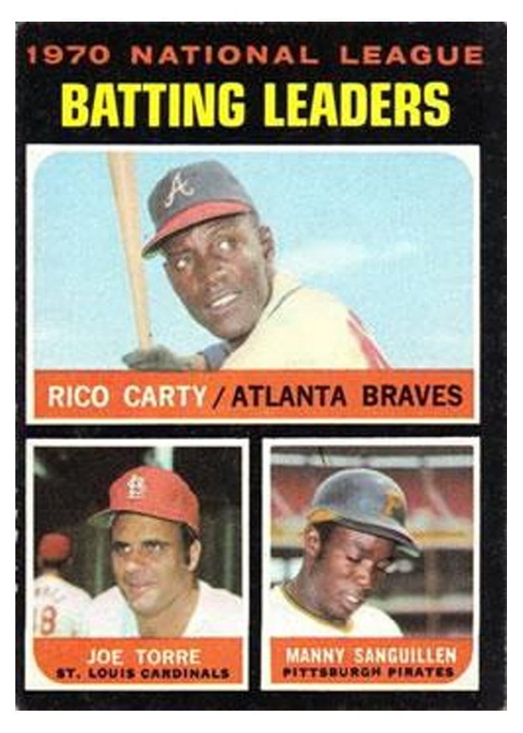 1971 Topps 1970 National League Batting Leaders #62 card