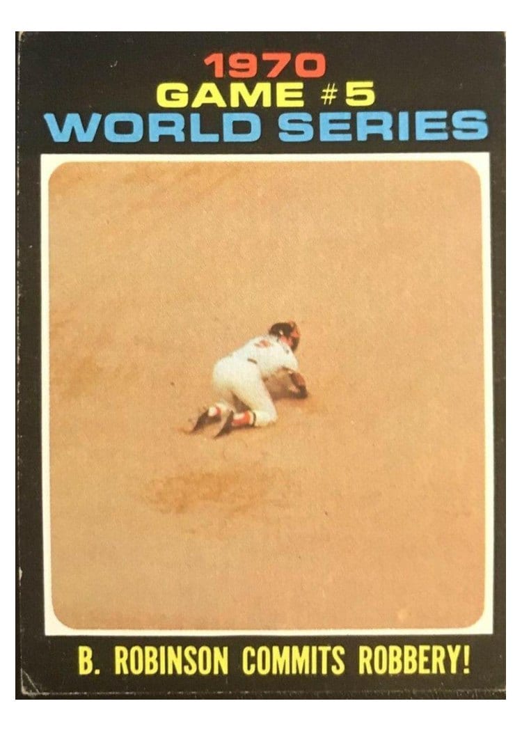 1971 Topps 1970 World Series Game 5 #331 card