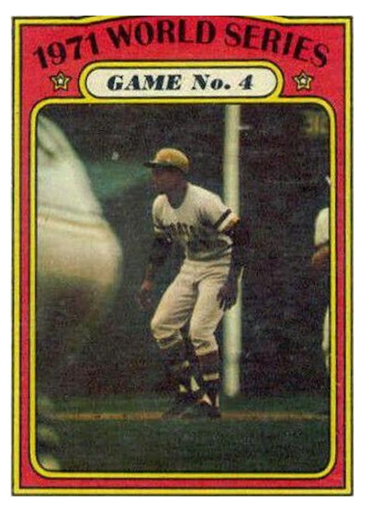 1972 Topps 1971 World Series Game 4 #226 card