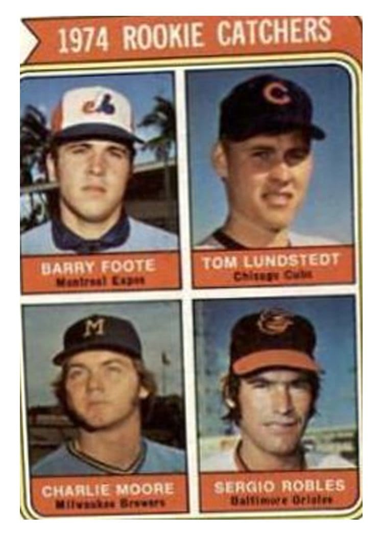 1974 Topps 1974 Rookie Catchers #603 card