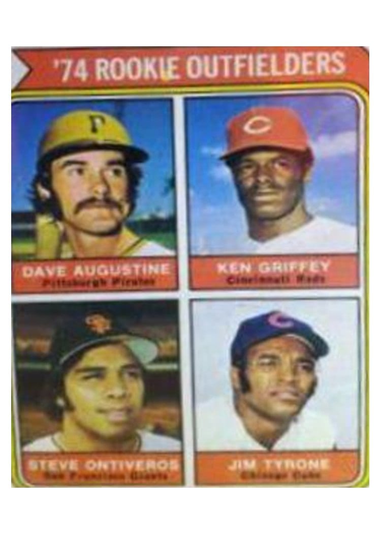 1974 Topps 1974 Rookie Outfielders #598 card