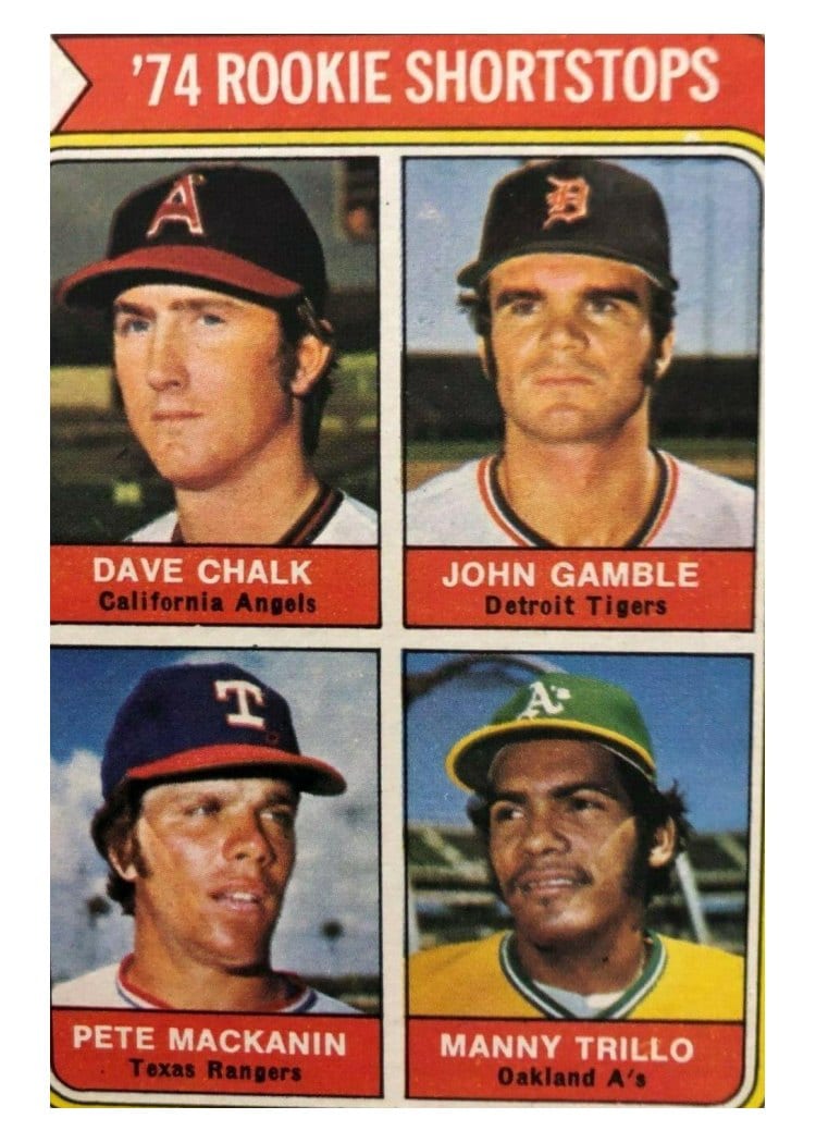 1974 Topps 1974 Rookie Shortstops #597 card