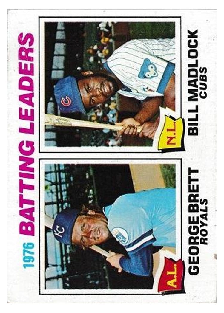 1977 Topps 1976 Batting Leaders #1 card