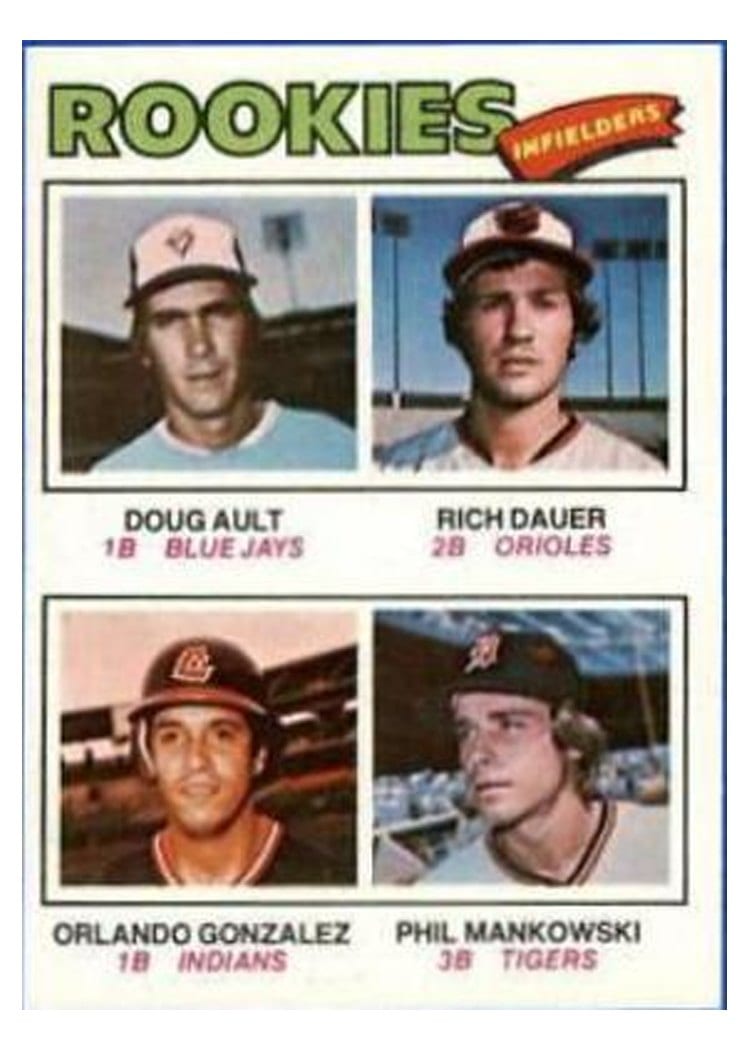 1977 Topps 1977 Rookie Infielders #477 card