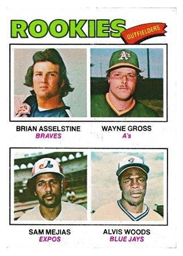 1977 Topps 1977 Rookie Outfielders #479 card