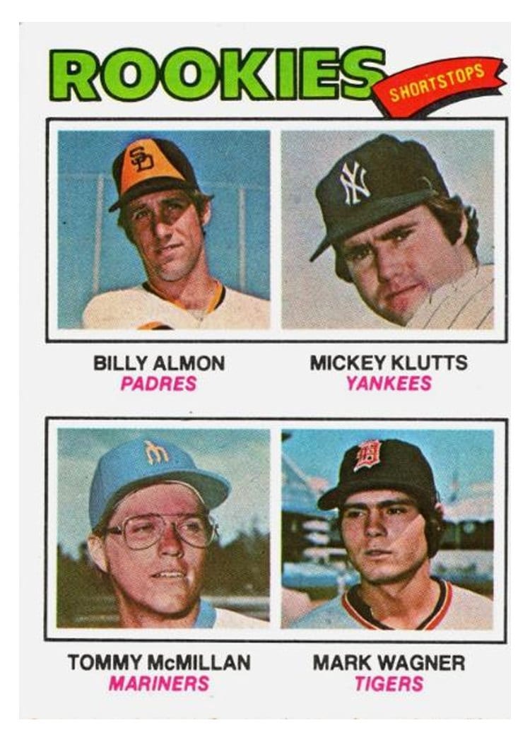 1977 Topps 1977 Rookie Shortstops #490 card