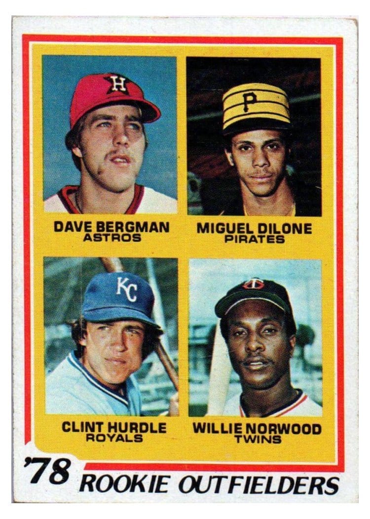 1978 Topps 1978 Rookie Outfielders #705 card
