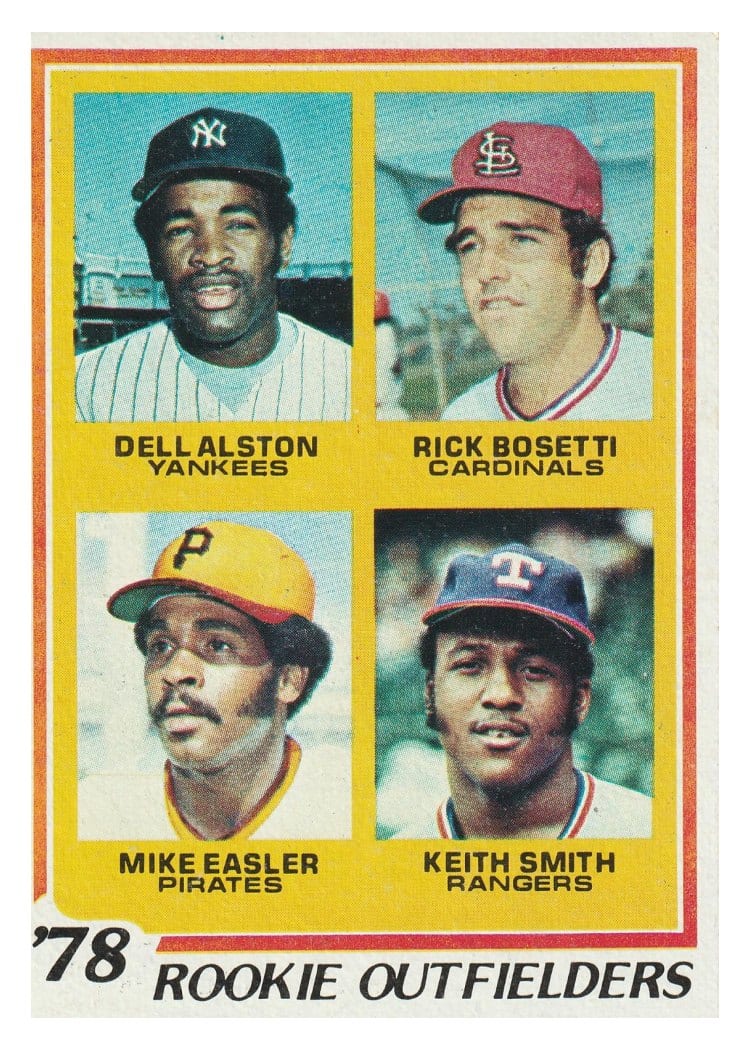 1978 Topps 1978 Rookie Outfielders #710 card