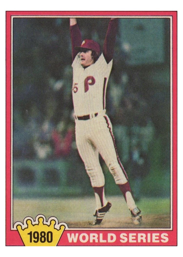 1981 Topps 1980 World Series #404 card