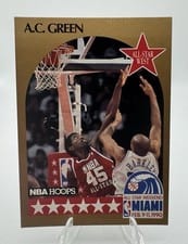 1990-91 Hoops Base Set A.C. Green #17 card