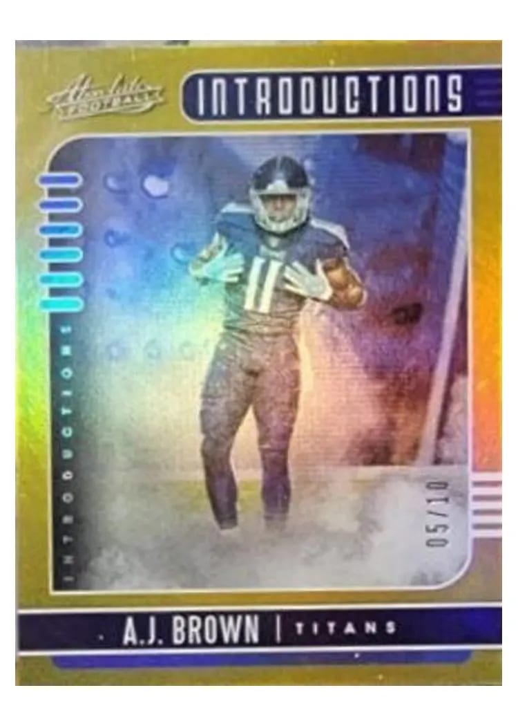 2019 Panini Absolute Introductions A.J. Brown #1 card