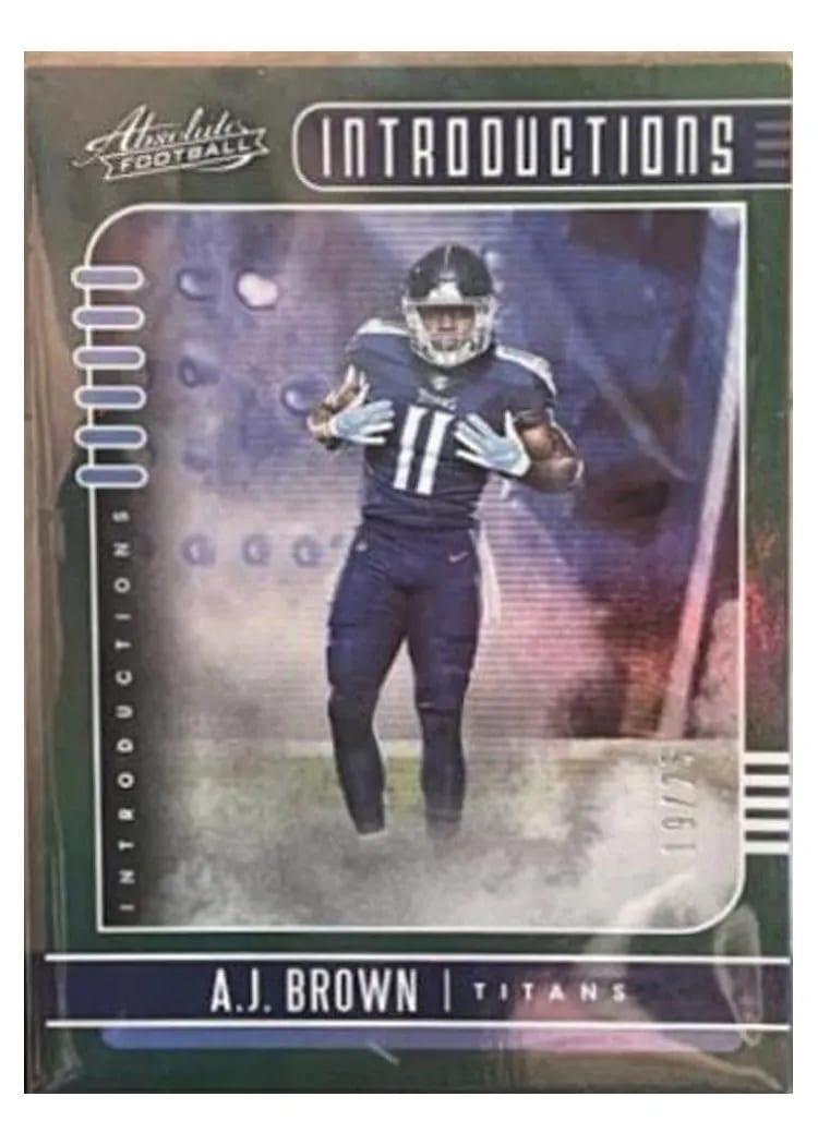 2019 Panini Absolute Introductions A.J. Brown #1 card