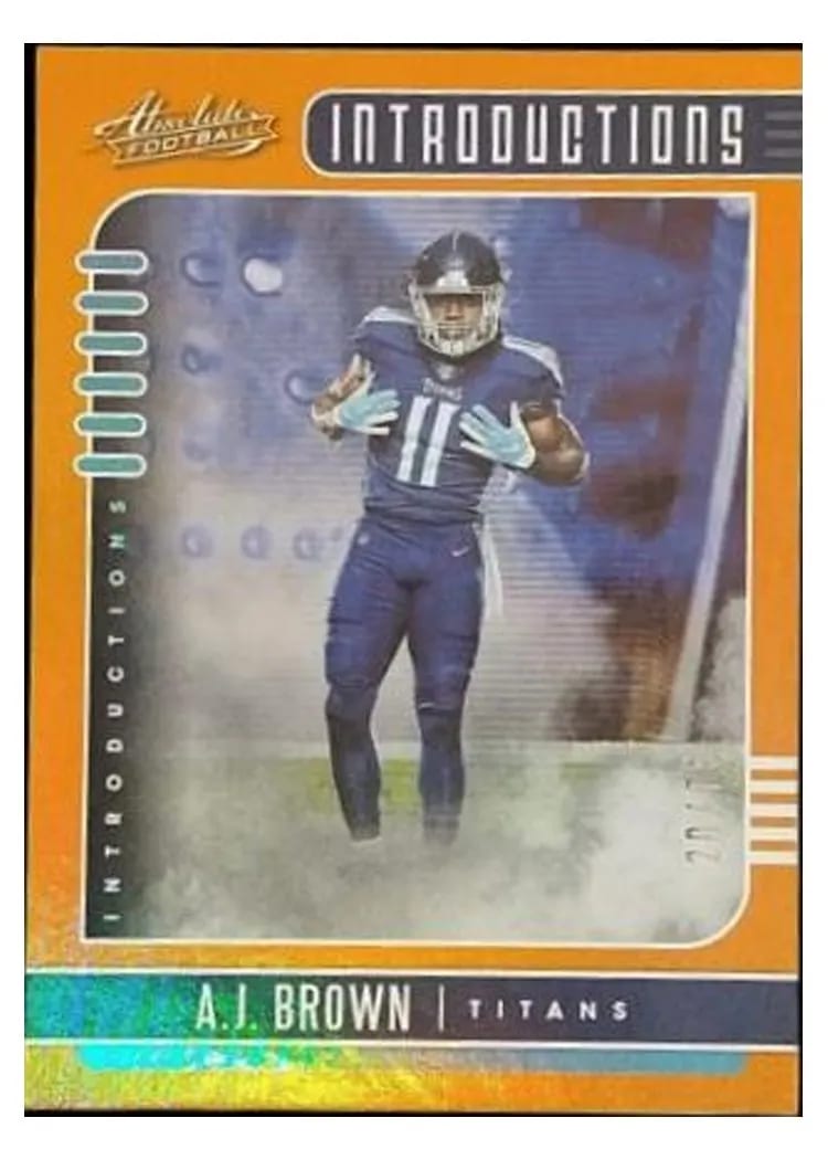 2019 Panini Absolute Introductions A.J. Brown #1 card