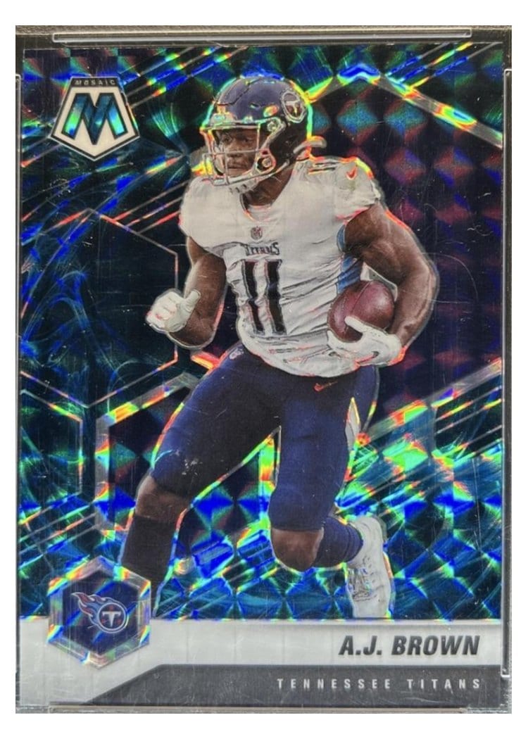 2021 Panini Mosaic Base Set A.J. Brown #195 card