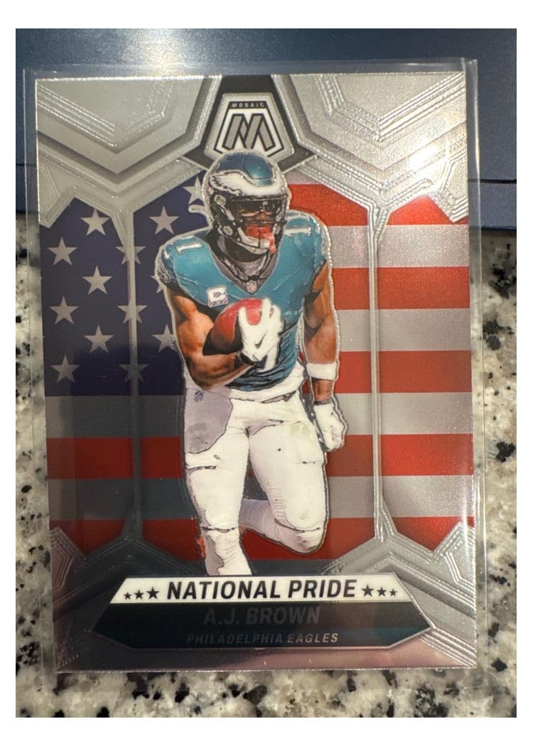 2024 Panini Mosaic Base Set A.J. Brown Blue #265 card