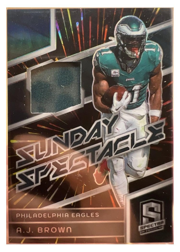 2024 Panini Spectra Sunday Spectacle Relics A.J. Brown #SS-AJB card