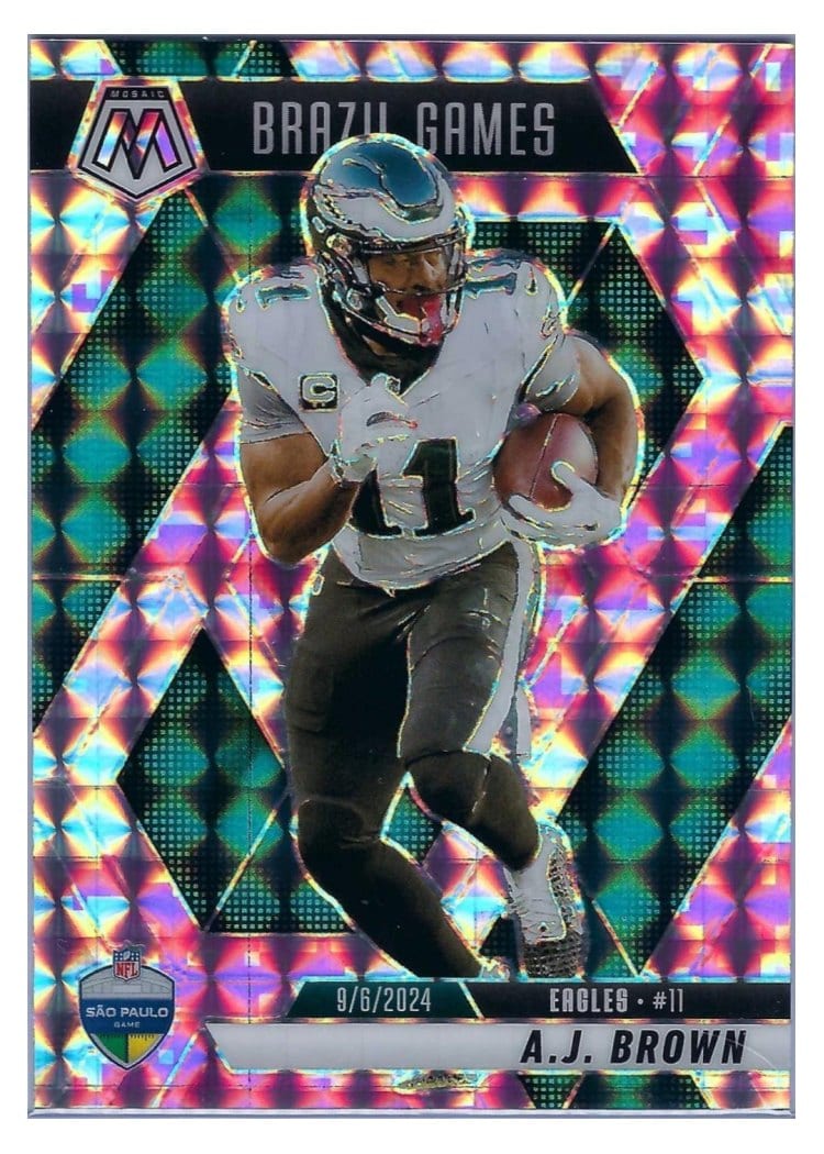 2025 Panini Mosaic Base Set A.J. Brown #266 card