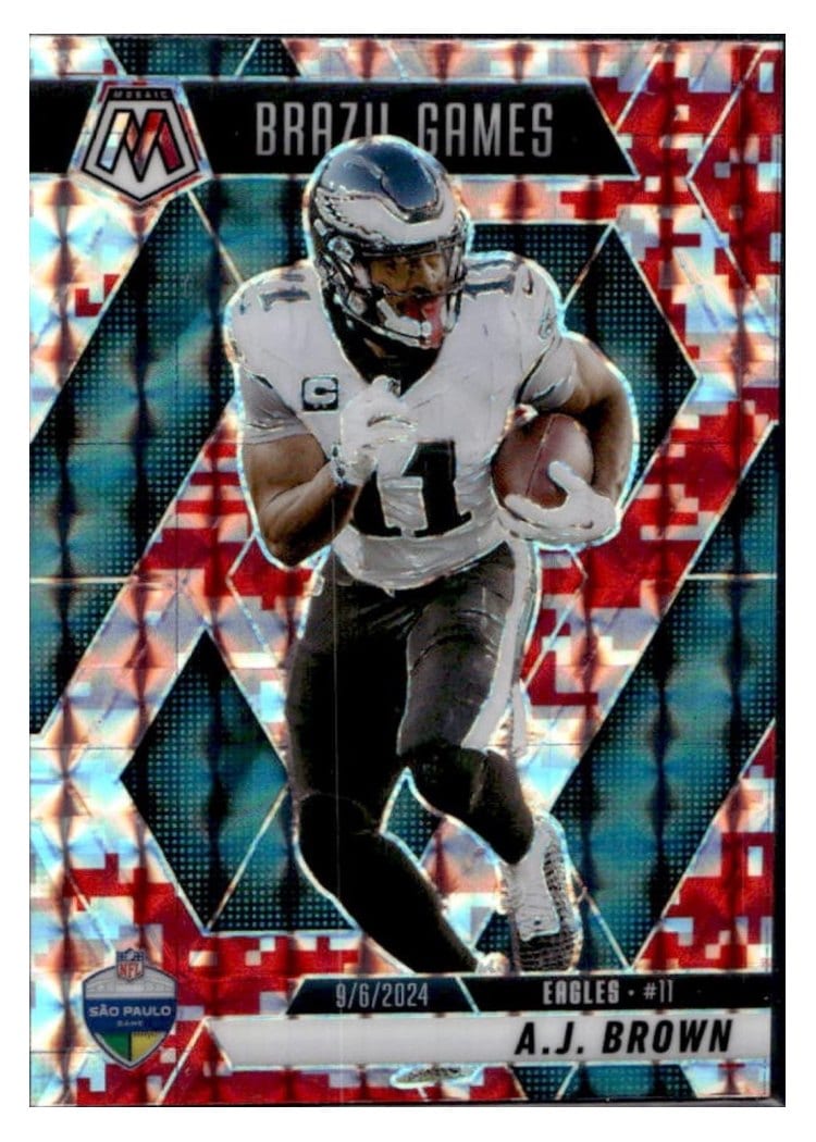 2025 Panini Mosaic Base Set A.J. Brown #266 card