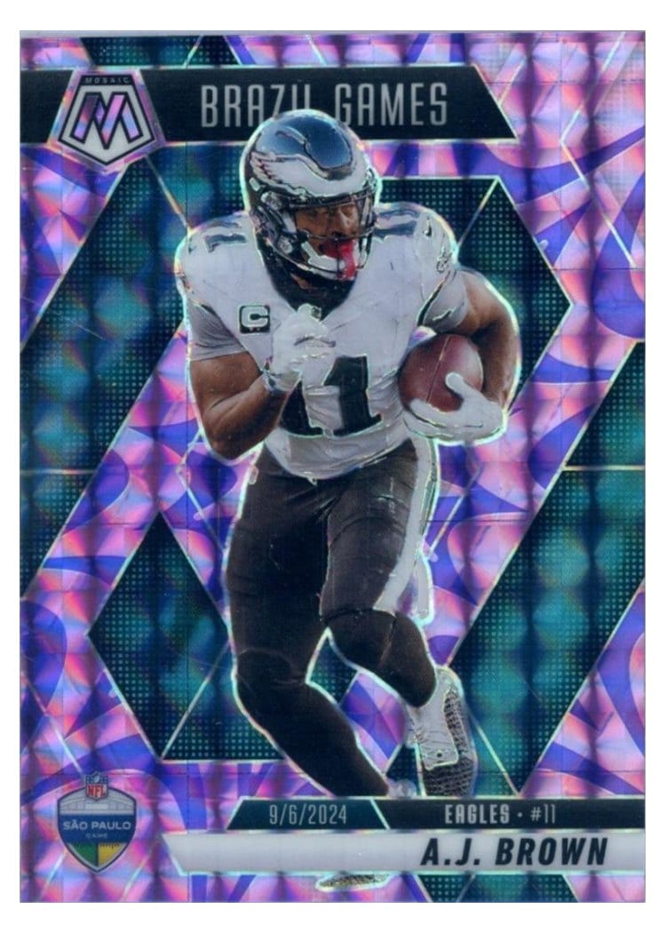 2025 Panini Mosaic Base Set A.J. Brown #266 card