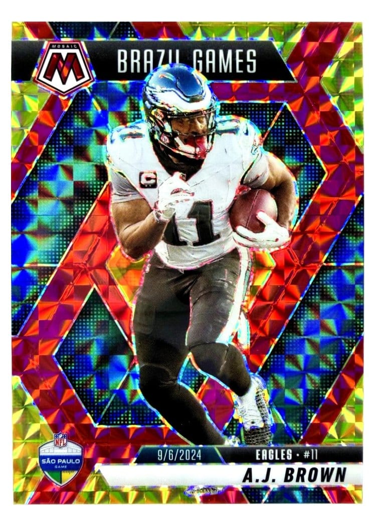2025 Panini Mosaic Base Set A.J. Brown #266 card