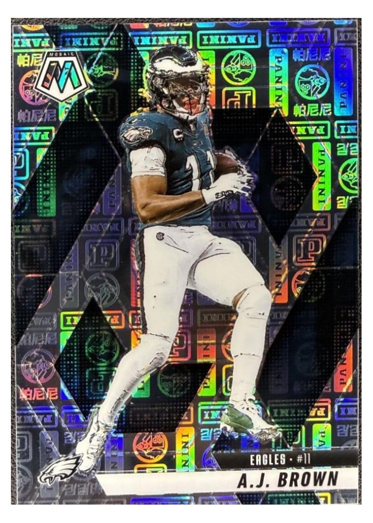 2025 Panini Mosaic Base Set A.J. Brown #78 card