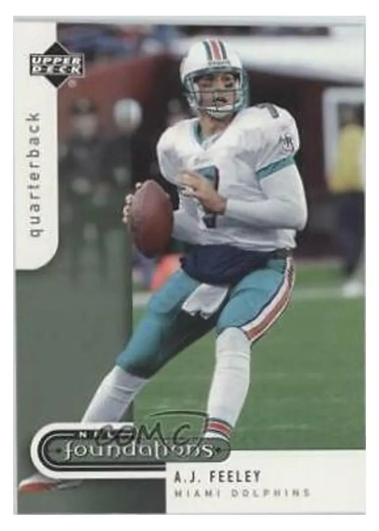 2005 Upper Deck Foundations A.J. Feeley #49 card