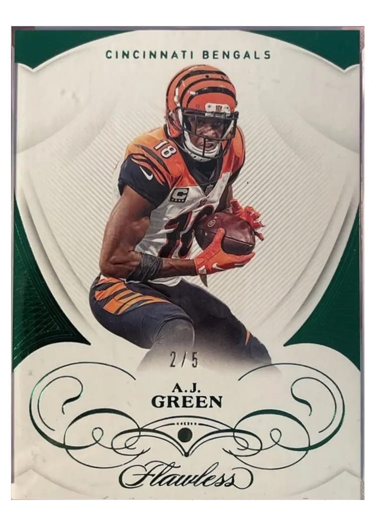 2019 Panini Flawless Base Ruby A.J. Green #13 card