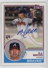2018 Topps Update 1983 Baseball Autographs A.J. Minter #AN card