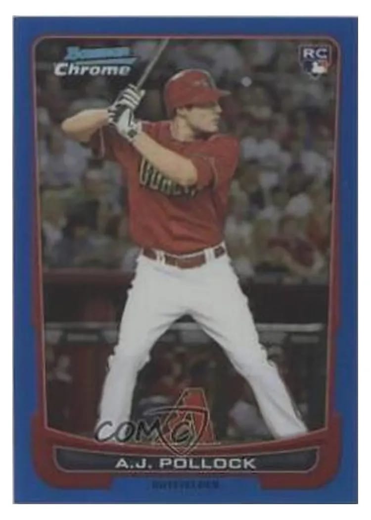 2012 Bowman Chrome Draft A. J. Pollock #9 card