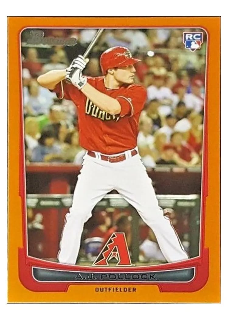 2012 Bowman Draft A. J. Pollock #9 card