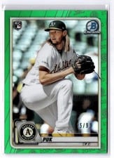2020 Bowman Chrome A.J. Puk #34 card
