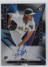 2020 Finest Firsts Autographs A.J. Puk #FFA-AJP card