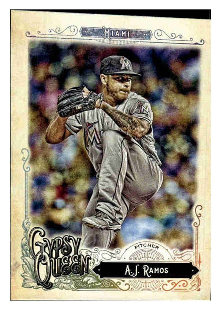 2017 Topps Gypsy Queen Base A.J. Ramos #41 card