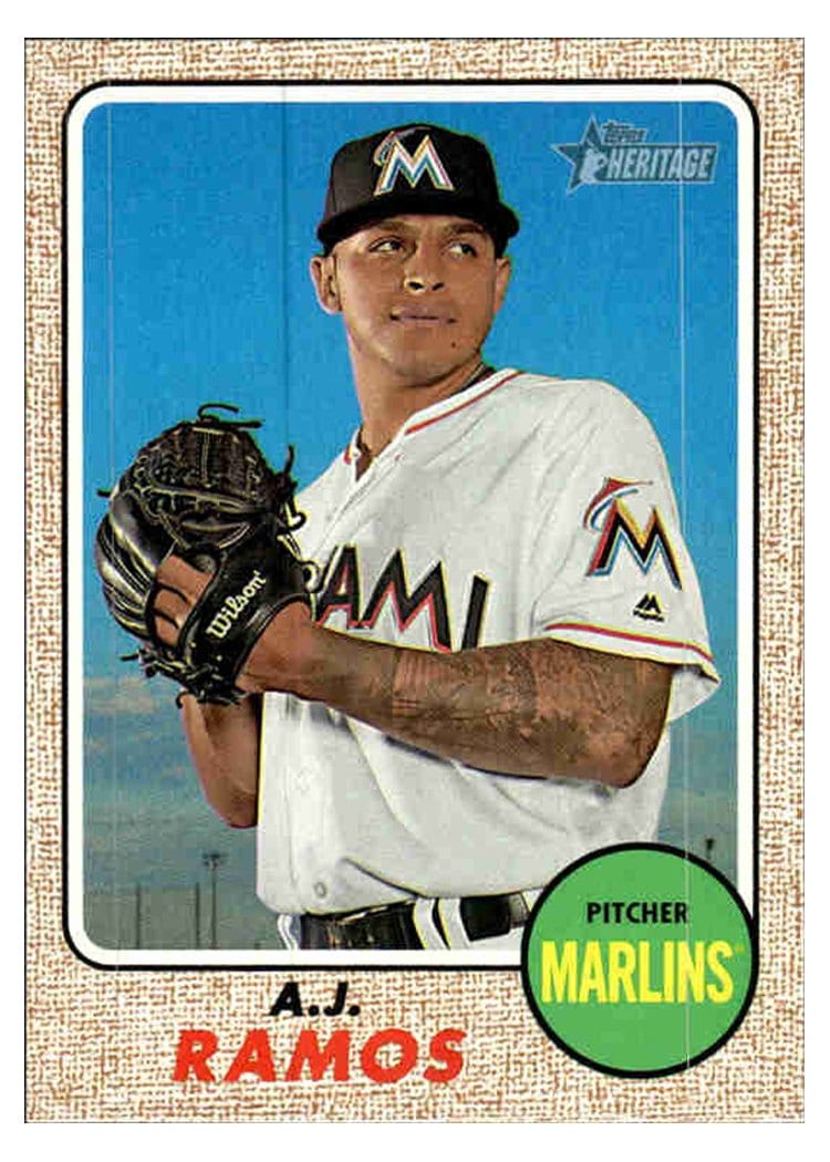 2017 Topps Heritage Base Set A.J. Ramos #309 card