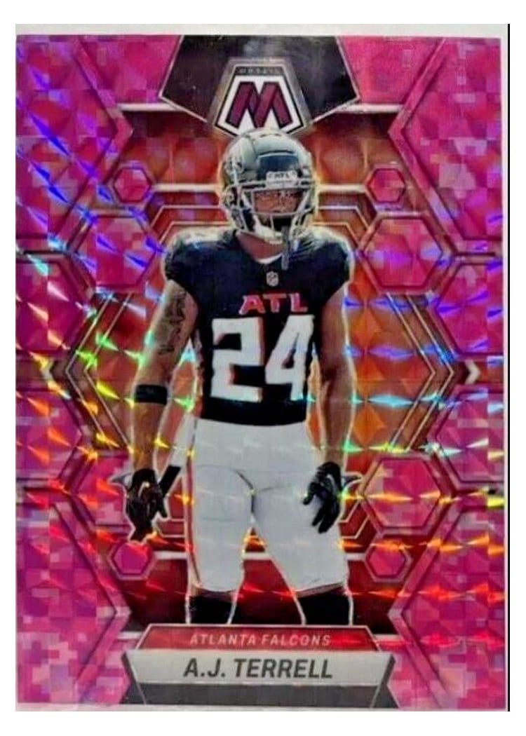 2023 Panini Mosaic Base Set A.J. Terrell #10 card