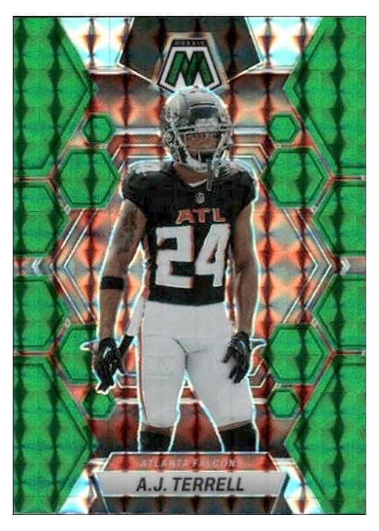 2023 Panini Mosaic Base Set A.J. Terrell Green #10 card