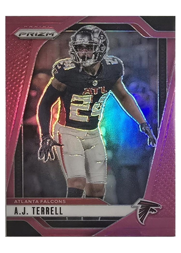 2024 Panini Prizm Base Set A.J. Terrell Pink #15 card