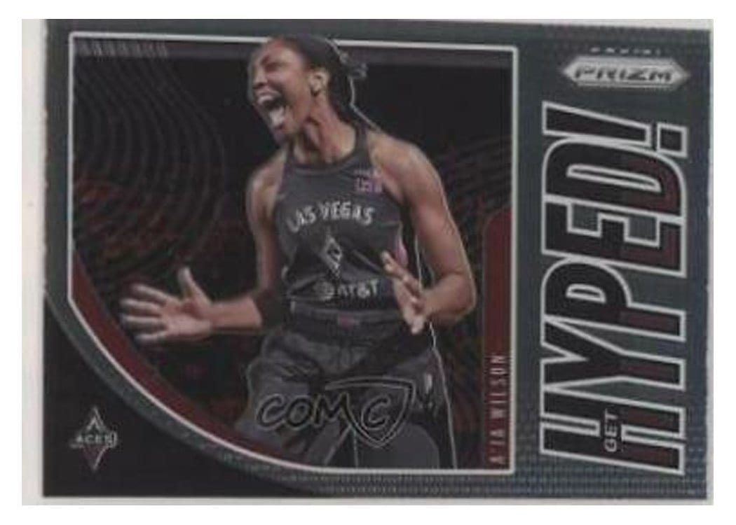 2020 Panini Prizm WNBA Get Hyped A'ja Wilson #9 card