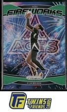 2024 Panini Prizm WNBA Fireworks A'ja Wilson #2 card