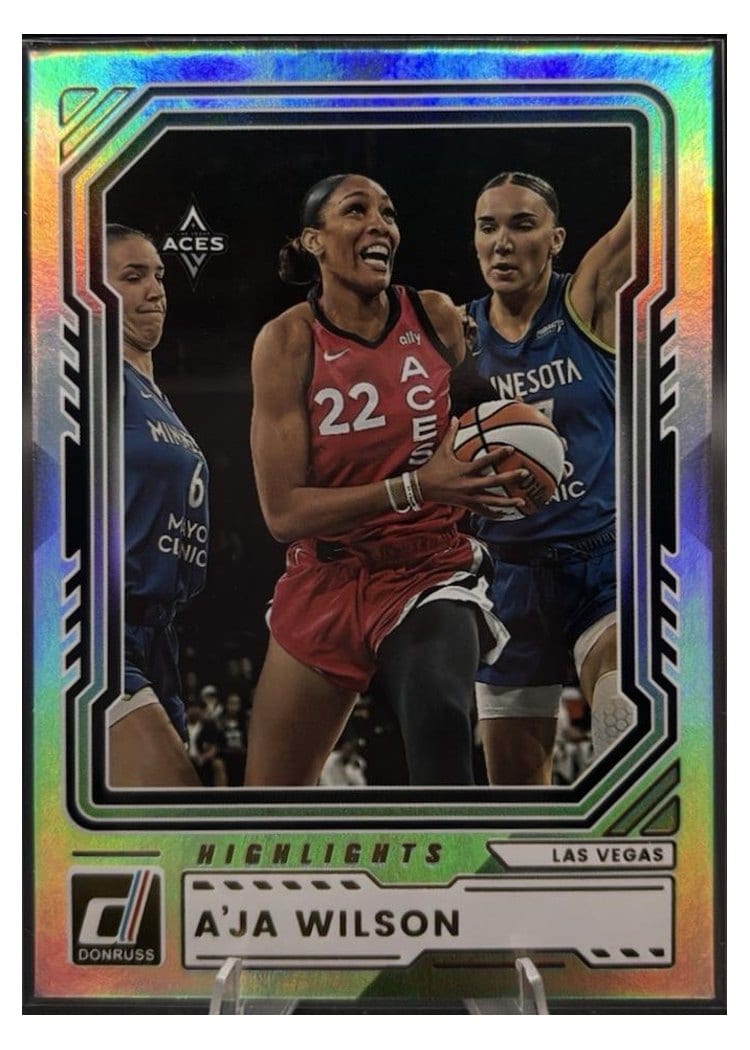2025-26 Donruss WNBA Season Highlights A'ja Wilson #16 card