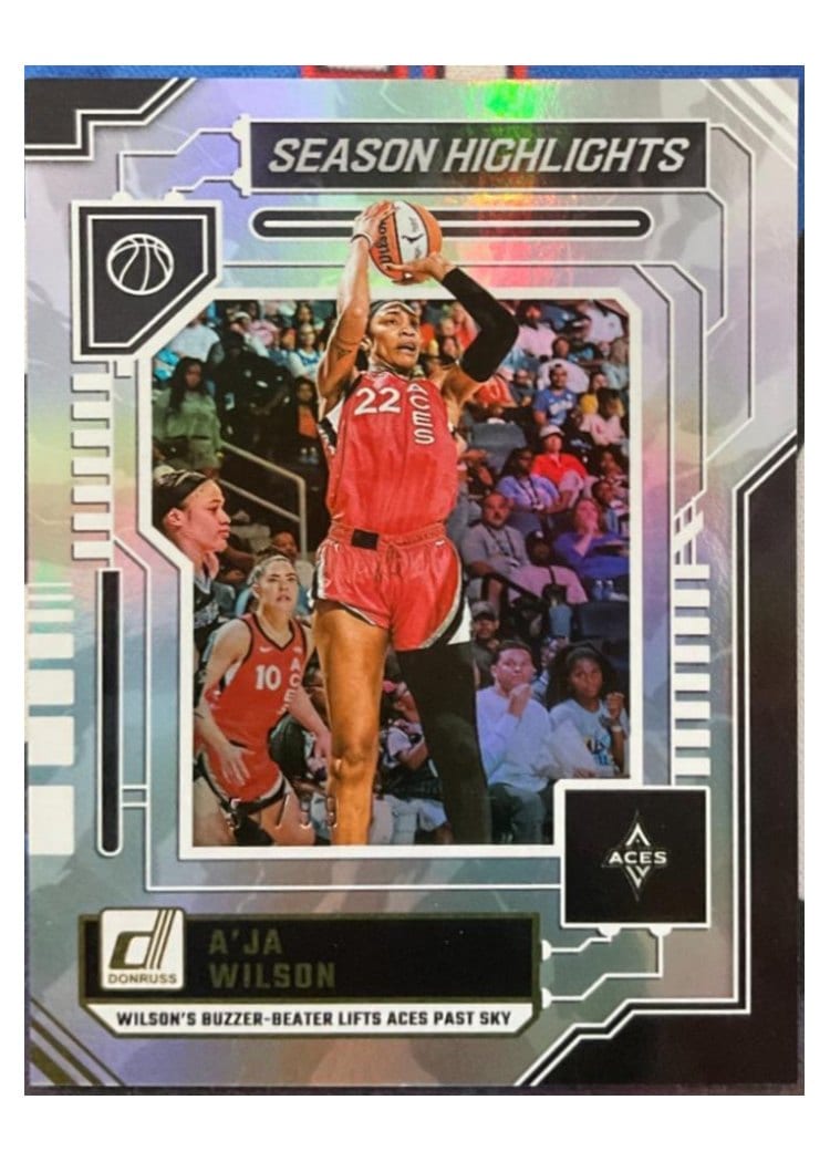 2025-26 Donruss WNBA Season Highlights A'ja Wilson #2 card