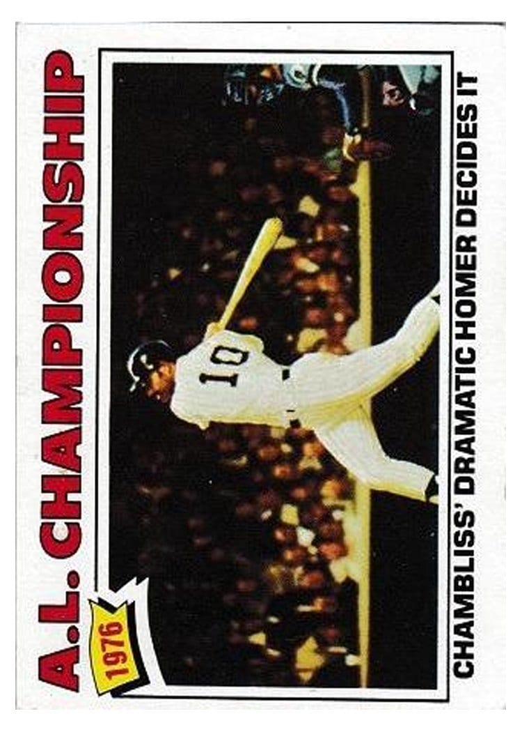 1977 Topps A. L. Championship #276 card