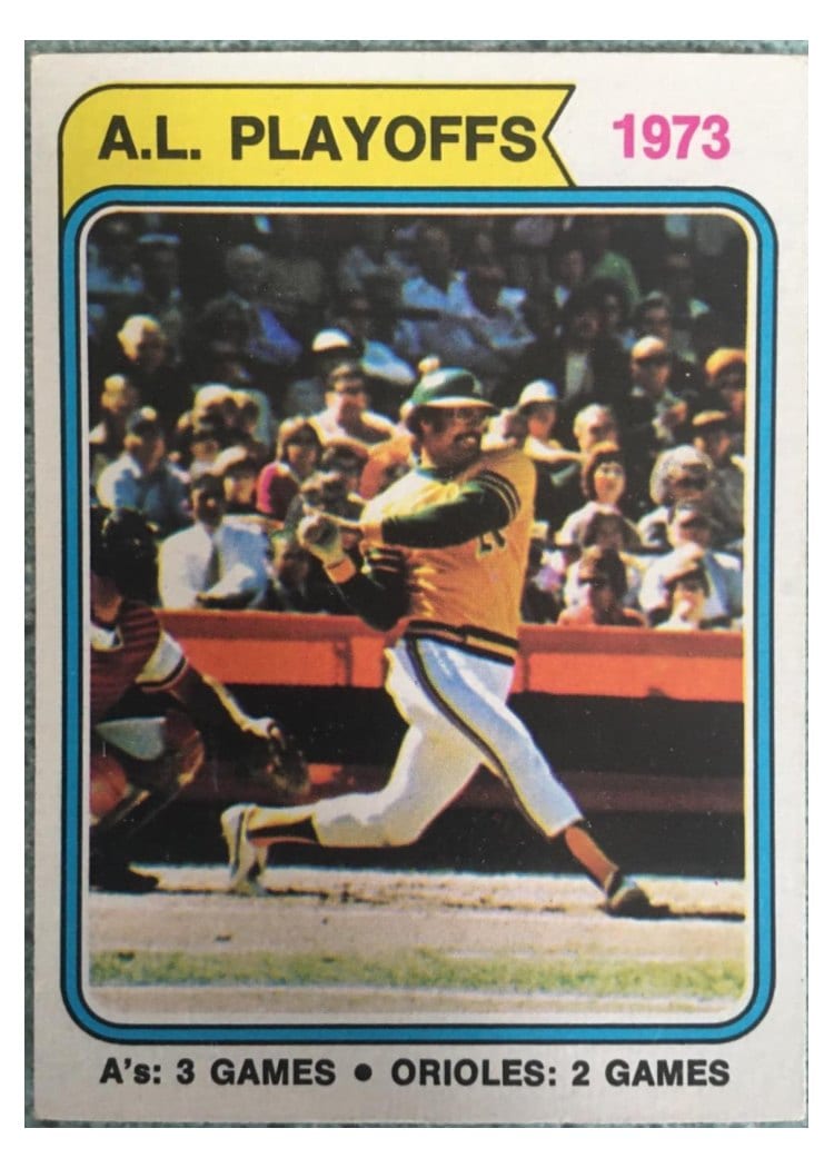 1974 Topps A. L. Playoffs #470 card