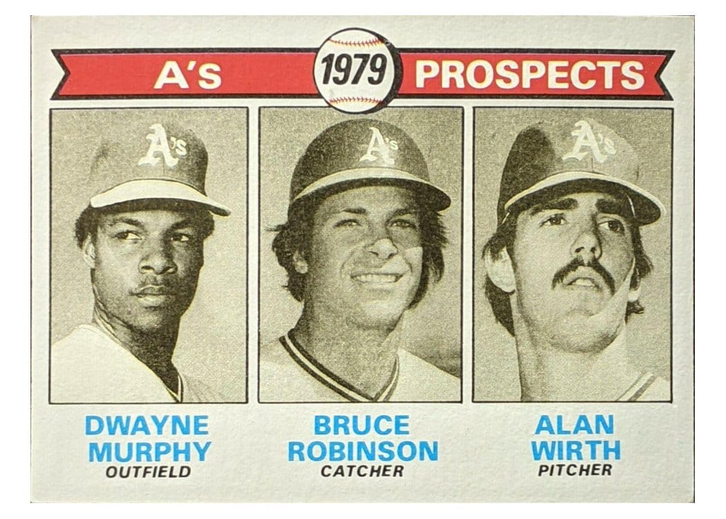 1979 Topps A's Prospects #711 card