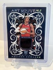 2024 Panini Origins WNBA Art Nouveau Memorabilia Aaliyah Edwards #AN-AEW card