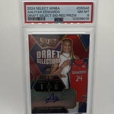 2024 Panini Select WNBA Draft Selections Signatures Aaliyah Edwards #DSS-AE card