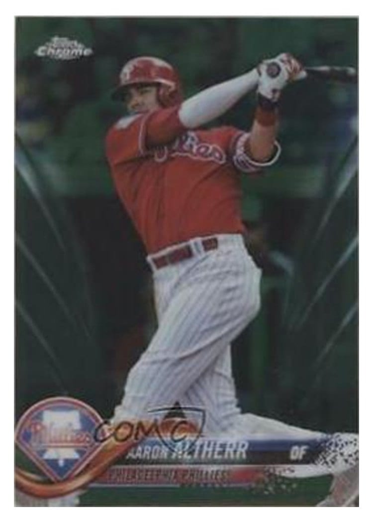 2018 Topps Chrome Base Set Aaron Altherr #170 card