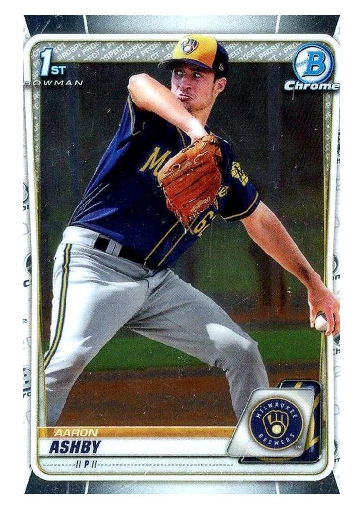 2020 Bowman Chrome Prospects Aaron Ashby #BCP-57 card
