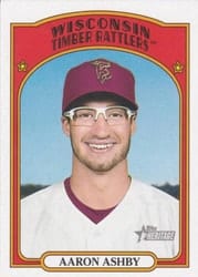 2021 Topps Heritage Minor League Base Set Aaron Ashby #11 card