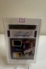 2022 Panini Three and Two Rookie Dual Jersey Autographs Aaron Ashby #RDJA-AA card